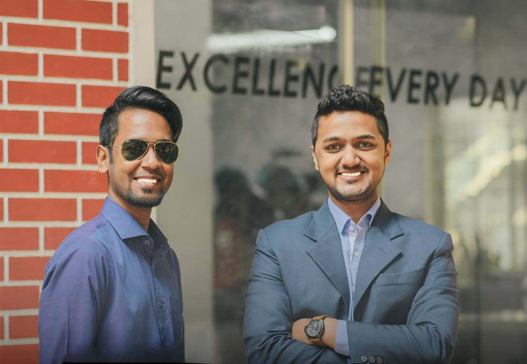 The two founders, Sayem and Asif, of Alpha Catering Service